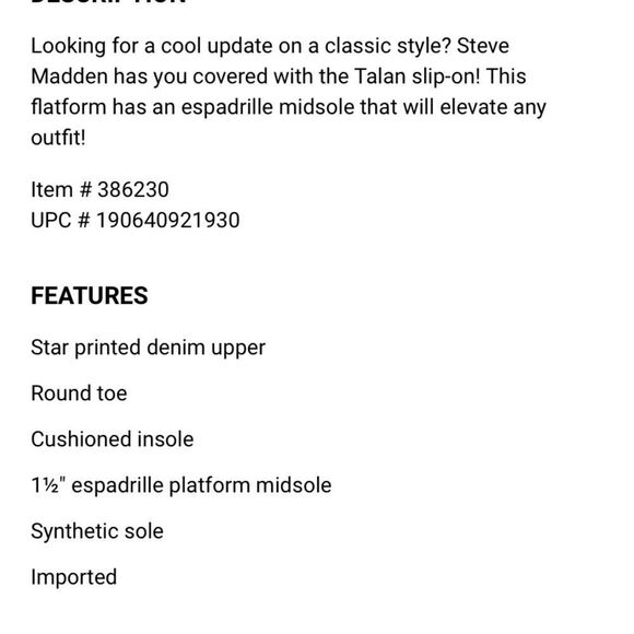 Steve Madden Platform Espadrille Slide On Shoes - Picture 7 of 8